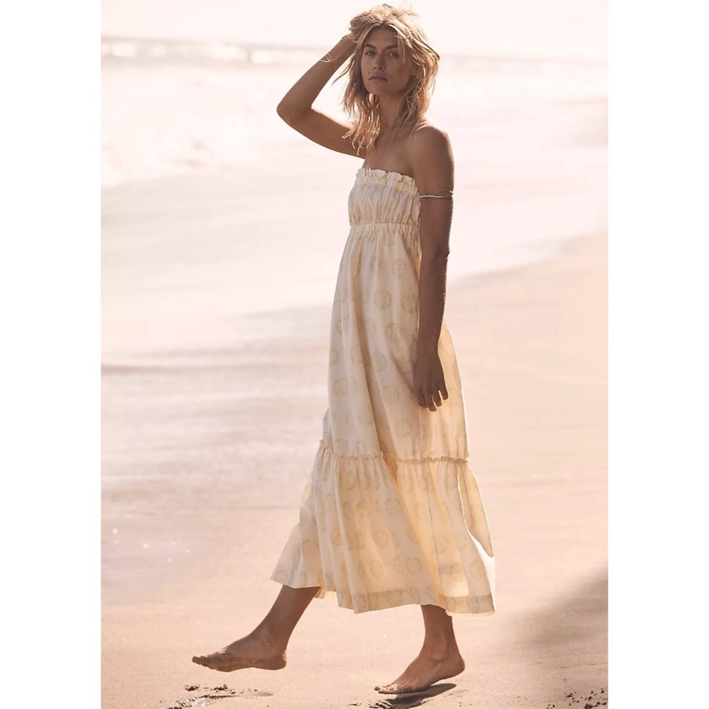 Free People Leanna Tub Dress in Ivory NWT SZ XL - Picture 2 of 12